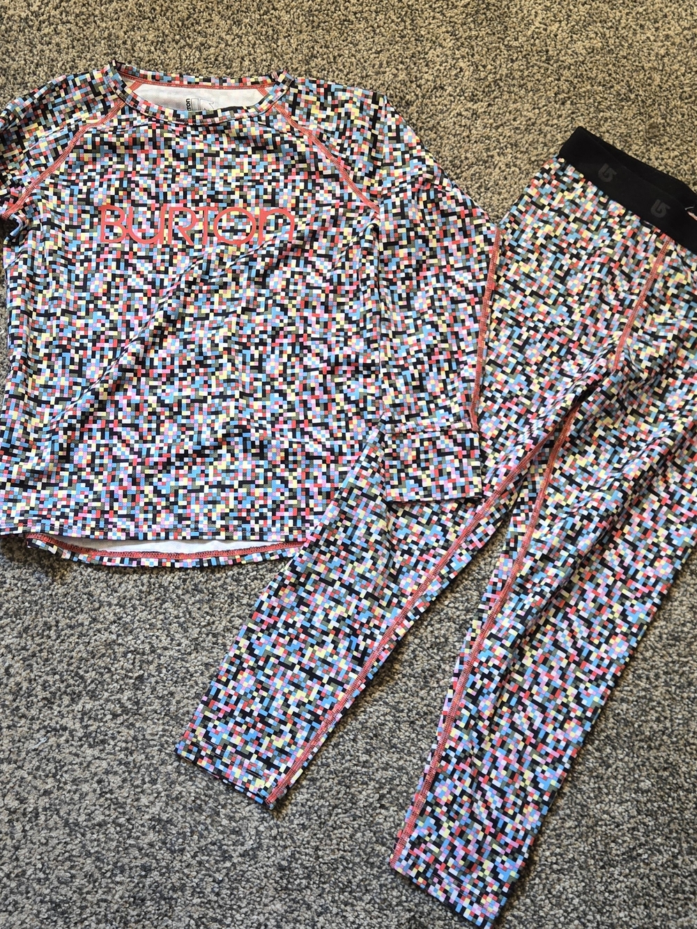 Burton Kids Dryride Ski / Snowboard First Layer Set, Size XS